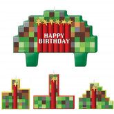 TNT Party Moulded BDAY Candle Set - The Party Room